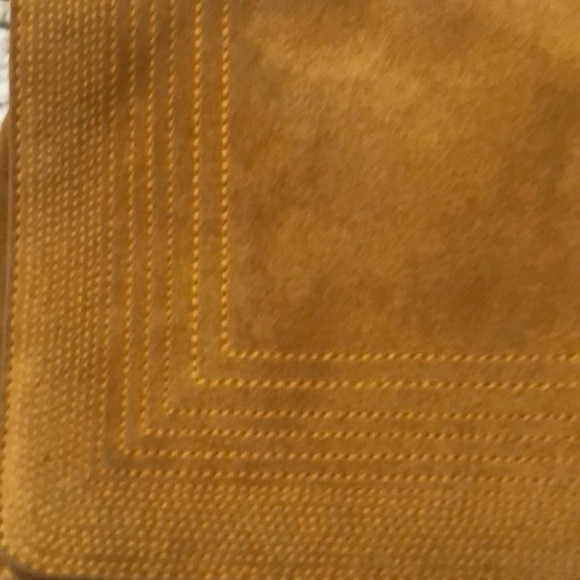 Cole Haan Mustard Suede Purse - Picture 3 of 8